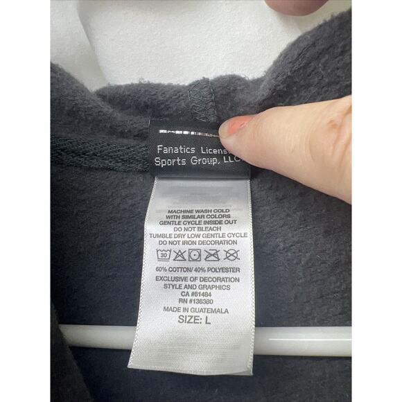 Harley Davidson Grey Hoodie • Large Purple Letters Women’s - Picture 4 of 6